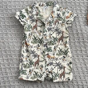 Janie & Jack x Disney Jungle Adventure Baby Romper